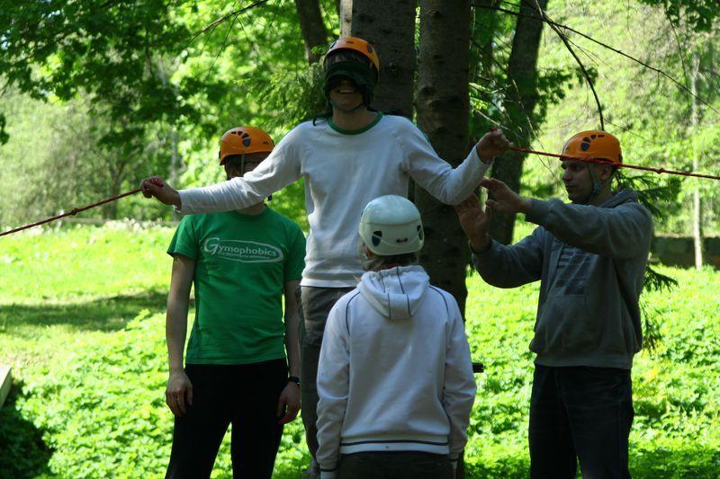 “Mearra Latvia” komandas sadarbības treniņš Augstās un zemās virves